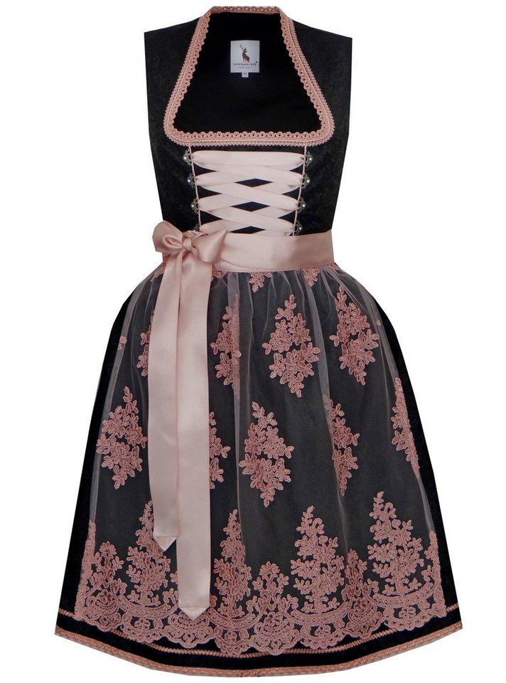 Alpenmärchen Dirndl Midi Dirndl Anna - ALM672 von Alpenmärchen