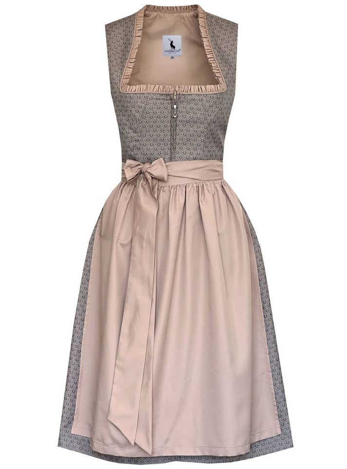 Alpenmärchen Dirndl Dirndl Liane in Grau - ALM1031 von Alpenmärchen