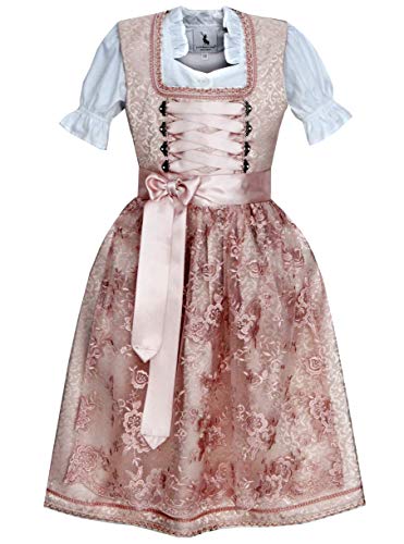 Alpenmärchen Kinderdirndl aus exklusiver Kollektion inkl. Schürze und Bluse - ALM-K565_116 von Alpenmärchen