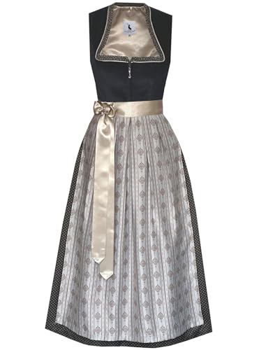 Alpenmärchen Midi Dirndl aus Exklusiver Kollektion inkl. Schürze Gr.48 - ALM1029 von Alpenmärchen