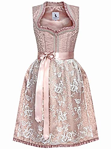 Alpenmärchen Ophelia Midi Dirndl aus Exklusiver Kollektion Gr.44 - AL690 von Alpenmärchen
