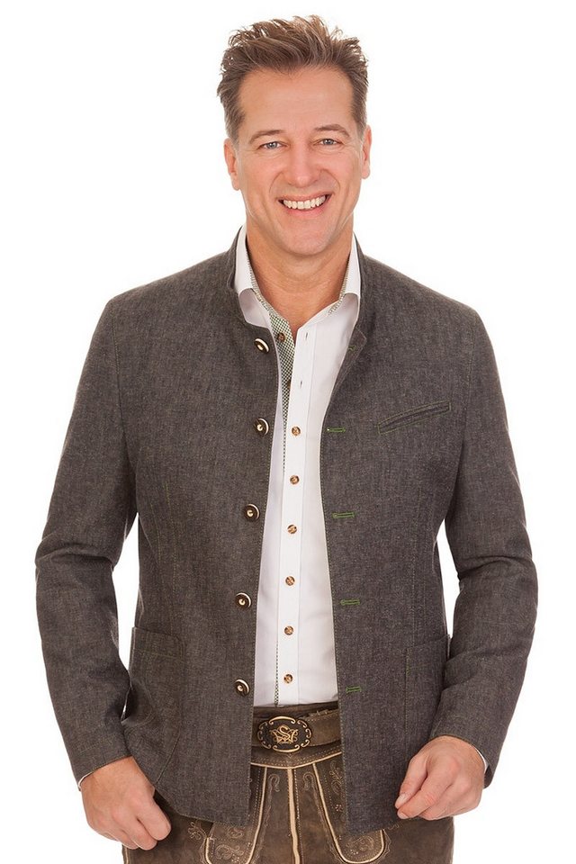 Alpenwahnsinn Trachtenjanker Janker - TRAUNSTEIN - dunkelgrau von Alpenwahnsinn