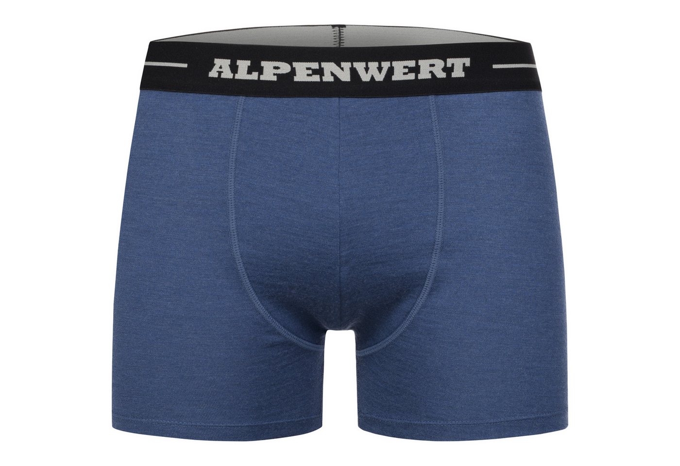 Alpenwert Boxershorts Herren aus 100% Merinowolle – atmungsaktiv, weich & komfortabel (Packung) Antibakteriell, Anti-Schweiß-Geruch und kein einschneiden - Outdoor von Alpenwert