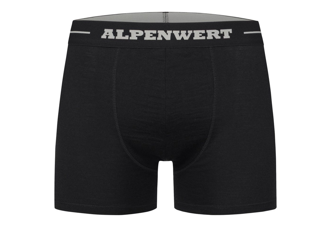 Alpenwert Boxershorts Herren aus 100% Merinowolle – atmungsaktiv, weich & komfortabel (Packung) Antibakteriell, Anti-Schweiß-Geruch und kein einschneiden - Outdoor von Alpenwert