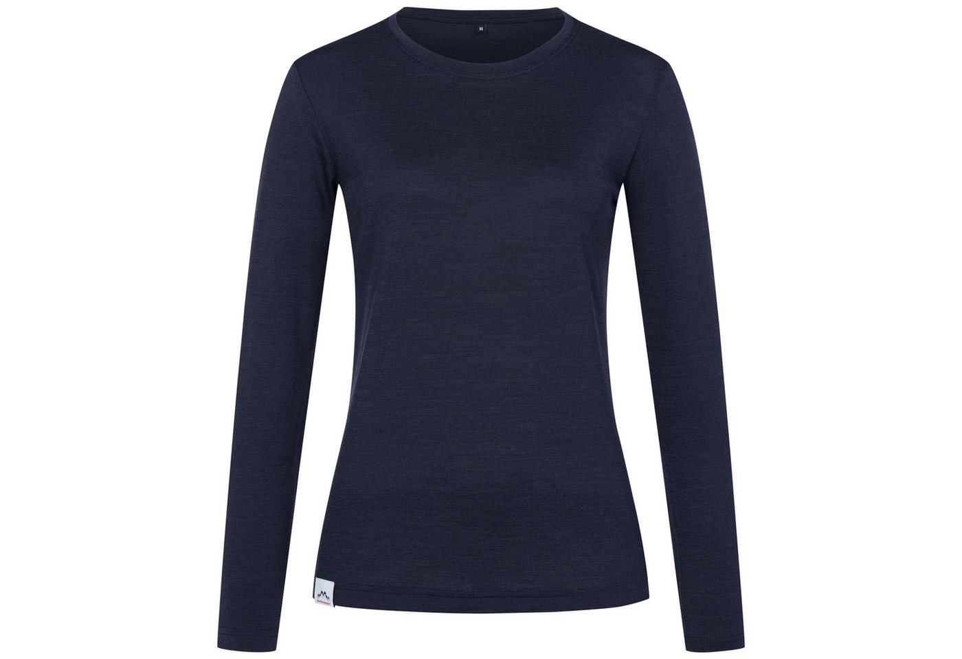 Alpenwert Langarmshirt Damen Longsleeve aus Merinowolle – atmungsaktiv & geruchsneutral Antibakteriell, Anti-Schweiß-Geruch, Outdoor & Funktionsshirt von Alpenwert