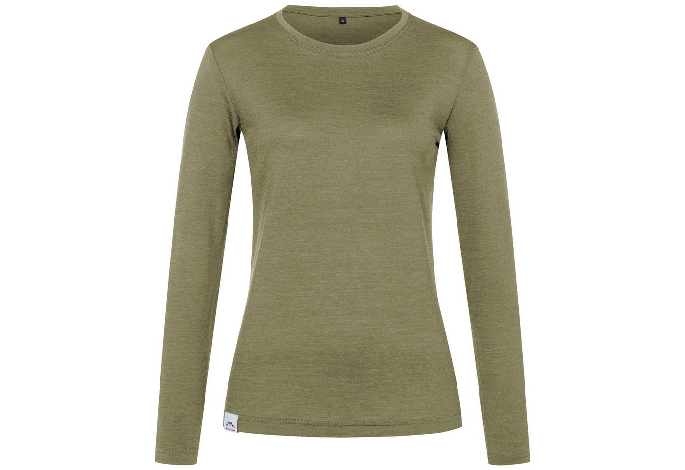 Alpenwert Langarmshirt Damen Longsleeve aus Merinowolle – atmungsaktiv & geruchsneutral Antibakteriell, Anti-Schweiß-Geruch, Outdoor & Funktionsshirt von Alpenwert