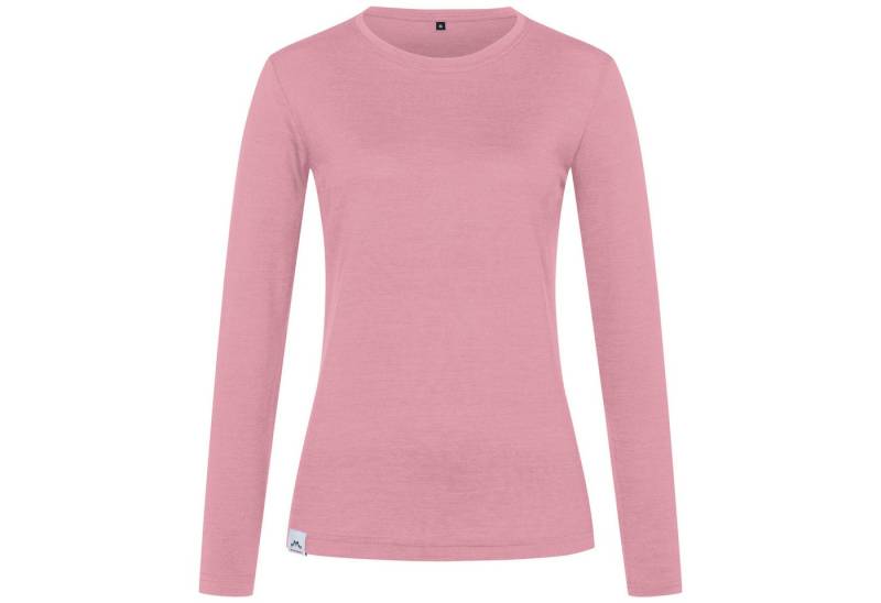 Alpenwert Langarmshirt Damen Longsleeve aus Merinowolle – atmungsaktiv & geruchsneutral Antibakteriell, Anti-Schweiß-Geruch, Outdoor & Funktionsshirt von Alpenwert
