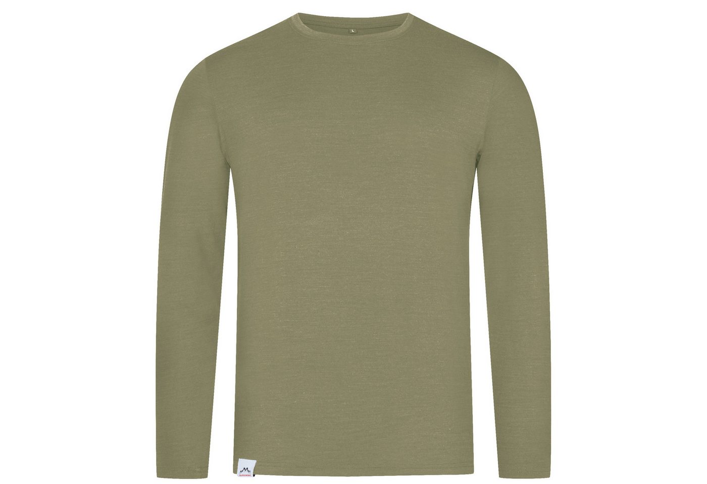 Alpenwert Langarmshirt Herren Longsleeve aus Merinowolle – atmungsaktiv & geruchsneutral (1 Pack) Antibakteriell, Anti-Schweiß-Geruch, Outdoor & Funktionsshirt von Alpenwert