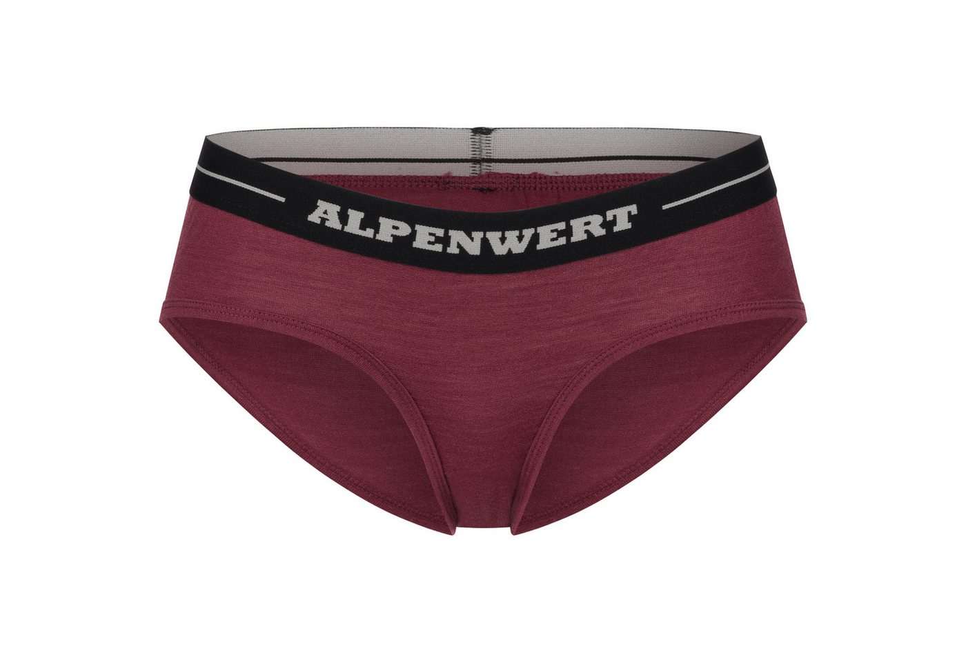 Alpenwert Slip Damen aus 100% Merinowolle – atmungsaktiv & komfortabel (Packung) Antibakteriell, Anti-Schweiß-Geruch, kein einschneiden von Alpenwert