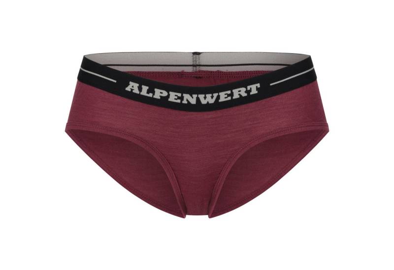 Alpenwert Slip Damen aus 100% Merinowolle – atmungsaktiv & komfortabel (Packung) Antibakteriell, Anti-Schweiß-Geruch, kein einschneiden von Alpenwert