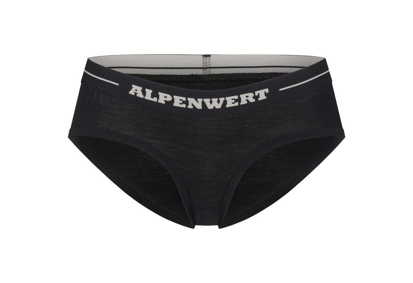Alpenwert Slip Damen aus 100% Merinowolle – atmungsaktiv & komfortabel (Packung) Antibakteriell, Anti-Schweiß-Geruch, kein einschneiden von Alpenwert