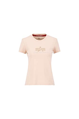 Alpha Industries Crystal T wmn T-Shirt für Damen Pastel Peach von ALPHA INDUSTRIES