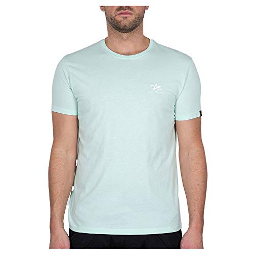 Alpha Industries Herren Basic T Small Logo T-Shirt, Mint, XL Alpha Industries Herren Basic T Small Logo T-Shirt, Mint, XL von ALPHA INDUSTRIES