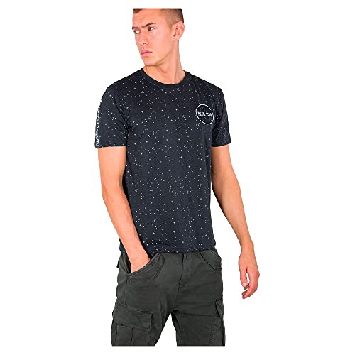 ALPHA INDUSTRIES Herren NASA Tape T Unterhemd, blau (Rep.Blue), M von ALPHA INDUSTRIES