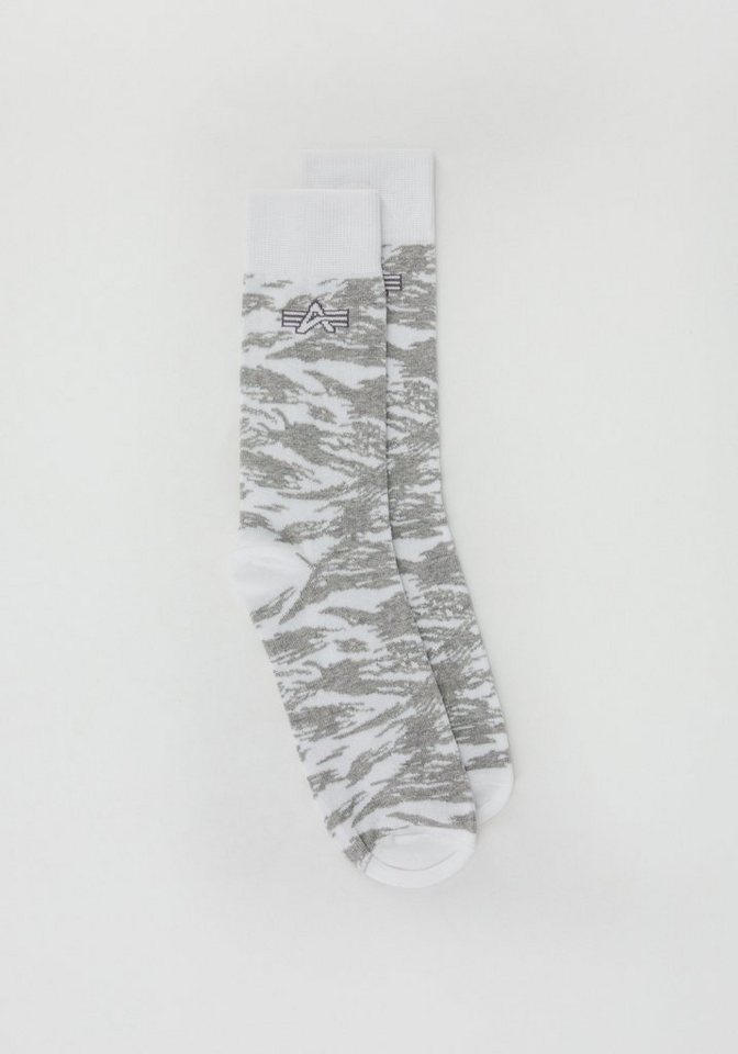 Alpha Industries Basicsocken ALPHA INDUSTRIES Accessoires - Socks Graphic AOP Socks 3 Pack von Alpha Industries