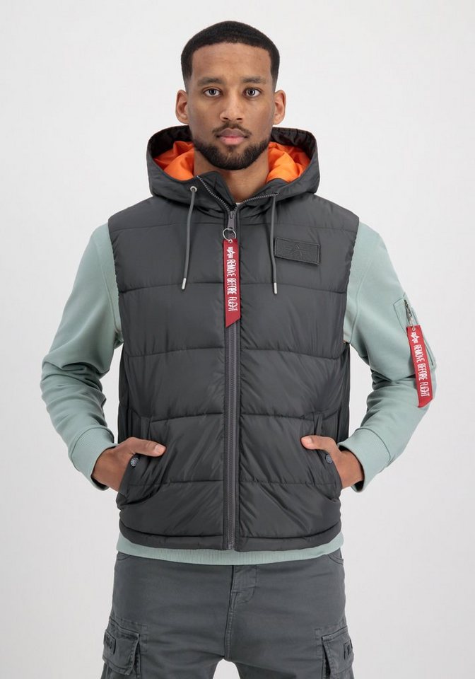 Alpha Industries Blouson ALPHA INDUSTRIES Men - Vests Hooded Puffer Vest FD von Alpha Industries