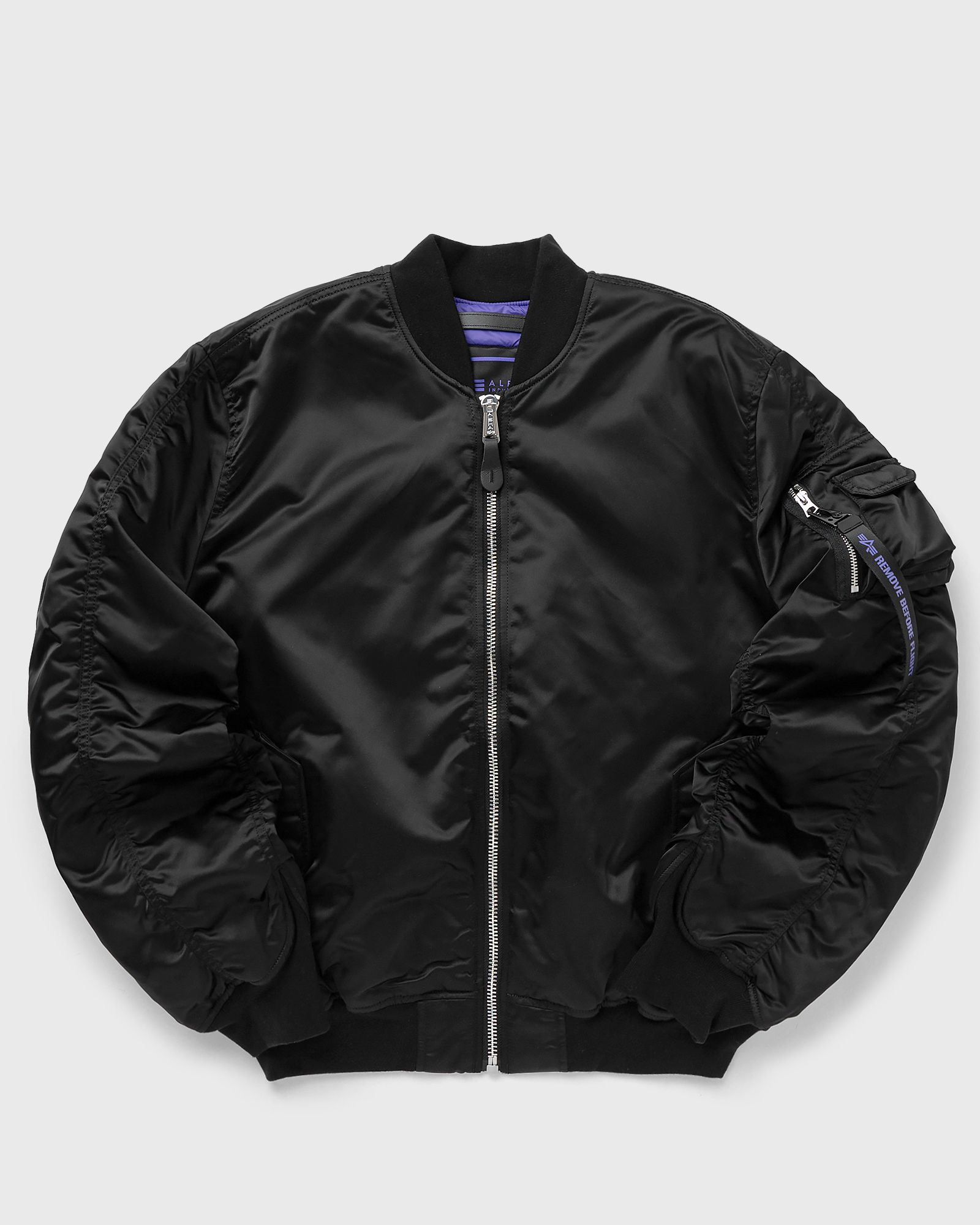 Alpha Industries Bomber & Flight Jackets-MA-1 UV men Bomber Jackets black in Größe:L von Alpha Industries