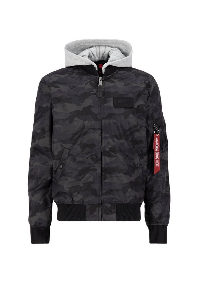 Alpha Industries Bomberjacke ALPHA INDUSTRIES Men - Bomber & Flight Jackets MA-1 TT Hood Camo von Alpha Industries