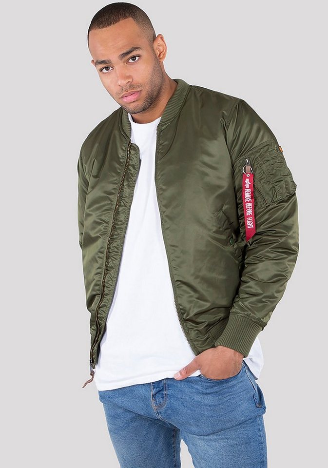 Alpha Industries Bomberjacke MA-1 VF59 LONG gefüttert von Alpha Industries