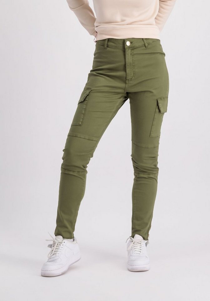 Alpha Industries Cargohose ALPHA INDUSTRIES Women - Cargo Pants Cargo Zip Pant Wmn von Alpha Industries