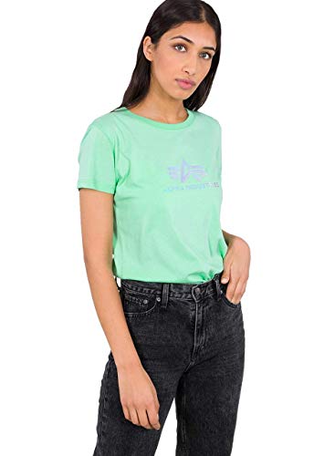 Alpha Industries Damen Regenbogen T Wmn Unterhemd, Pastell-Minzgrün, Small von ALPHA INDUSTRIES