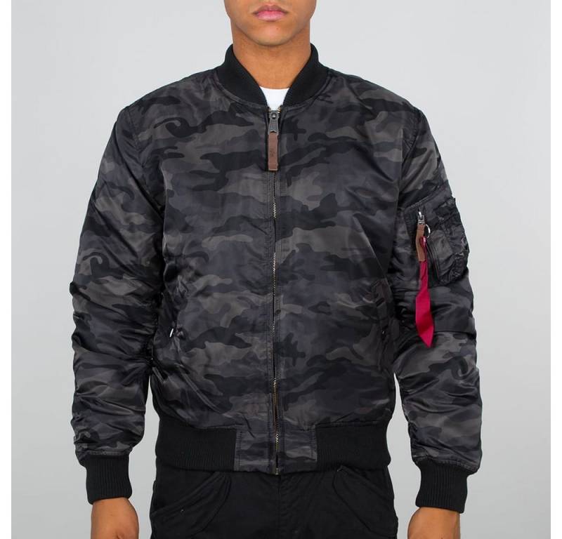 Alpha Industries Funktionsjacke Fliegerjacke MA-1 VF 59 camo schwarz Herren von Alpha Industries