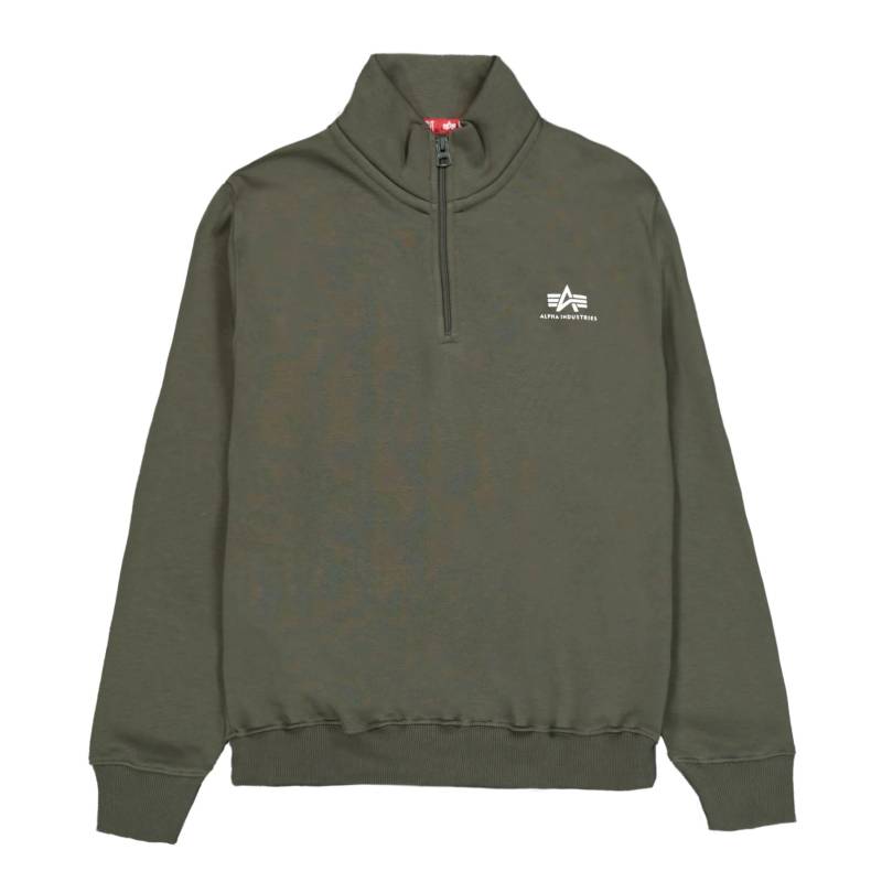 Alpha Industries Half Zip Small Logo Sweatshirt von Alpha Industries