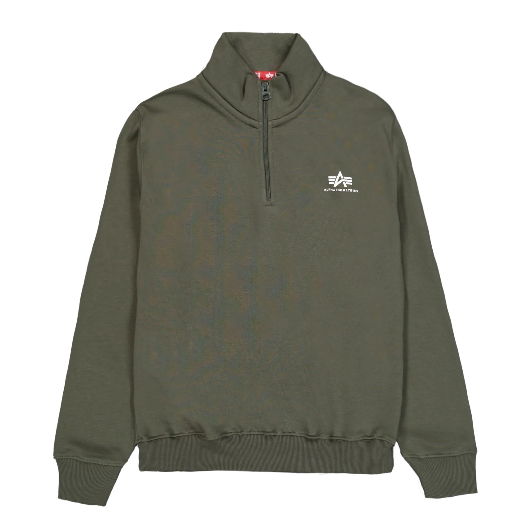 Alpha Industries Half Zip Small Logo Sweatshirt von Alpha Industries
