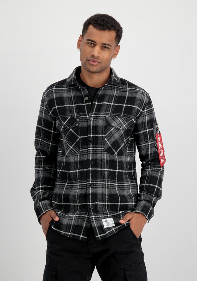 Alpha Industries Hemdjacke ALPHA INDUSTRIES Men - Overshirts Flannel Shirt von Alpha Industries