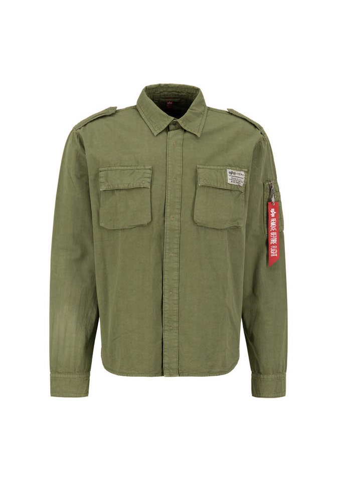 Alpha Industries Hemdjacke ALPHA INDUSTRIES Men - Overshirts Urban Military Shirt von Alpha Industries