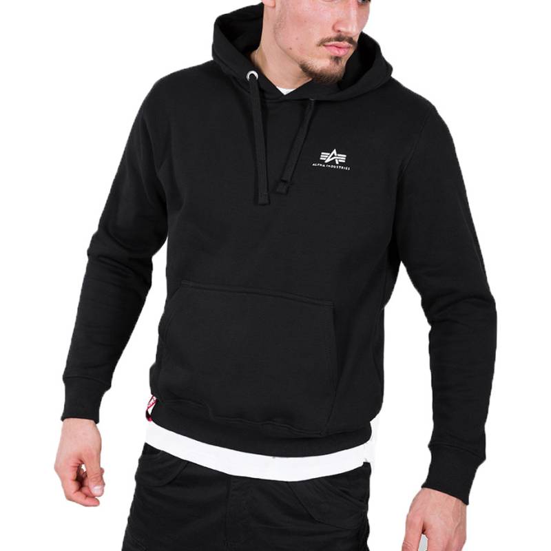 Alpha Industries Herren Hoodie Basic Hoody Small Logo von Alpha Industries