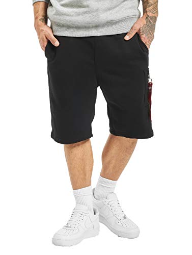 Alpha Industries Herren X-Fit Cargo Short Bermuda, Black, M von ALPHA INDUSTRIES