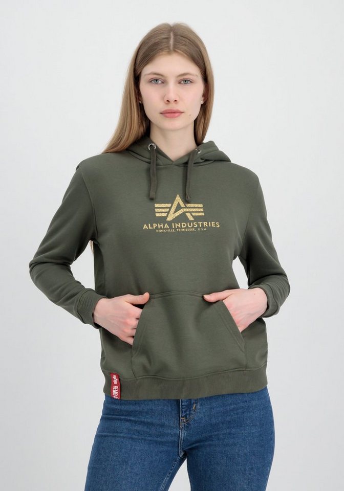 Alpha Industries Hoodie ALPHA INDUSTRIES Women - Hoodies New Basic Hoody G Wmn von Alpha Industries