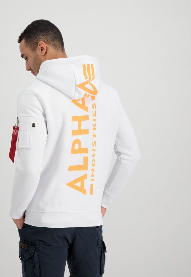 Alpha Industries Hoodie ALPHA INDUSTRIES Men - Hoodies Back Print Hoody Neon Print von Alpha Industries