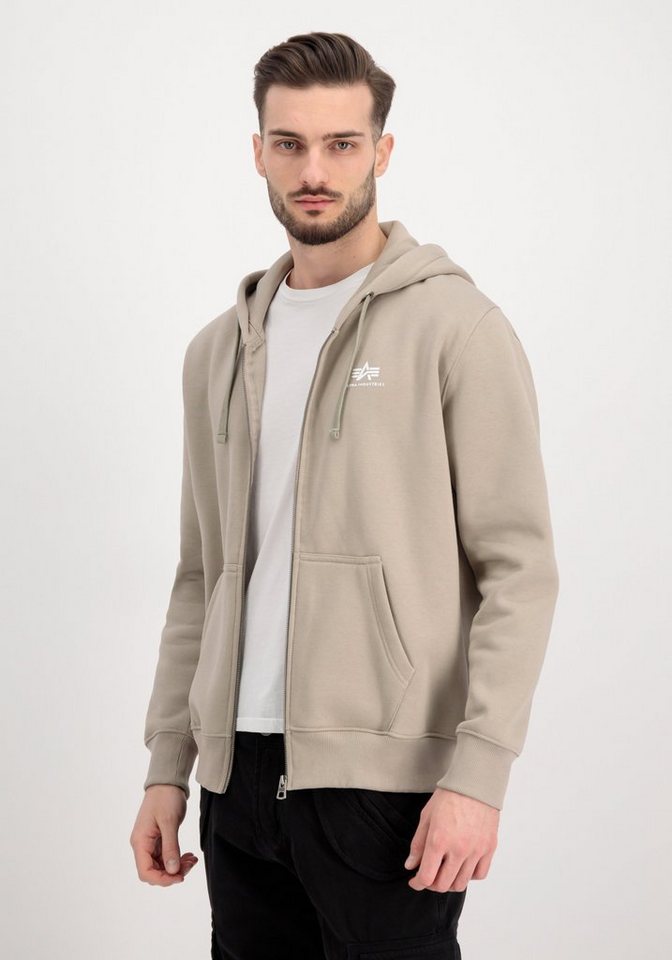 Alpha Industries Hoodie ALPHA INDUSTRIES Men - Hoodies Basic Zip Hoody SL von Alpha Industries