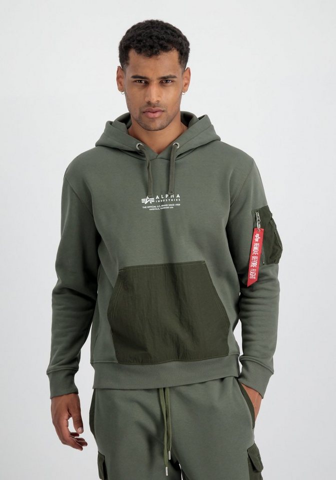 Alpha Industries Hoodie ALPHA INDUSTRIES Men - Hoodies Nylon Pocket Hoody von Alpha Industries