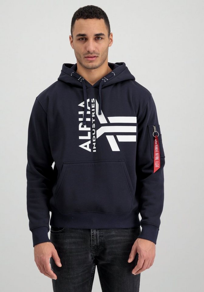 Alpha Industries Hoodie ALPHA INDUSTRIES Men - Hoodies Half Logo Foam Hoody von Alpha Industries