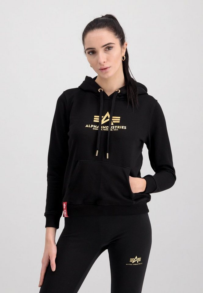 Alpha Industries Hoodie ALPHA INDUSTRIES Women - Hoodies New Basic Hoody Wmn Foil Print von Alpha Industries