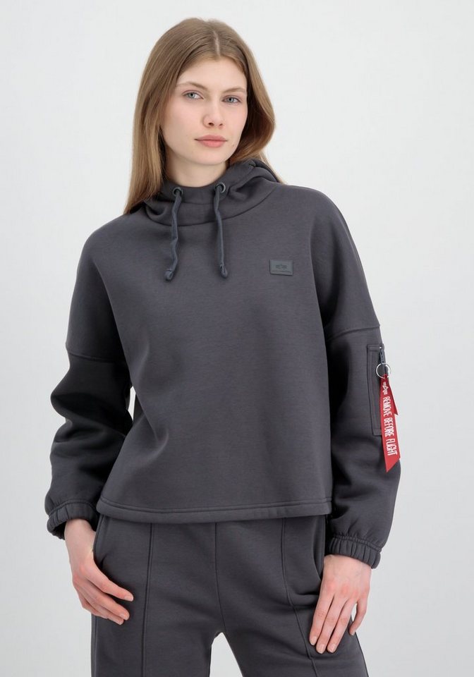 Alpha Industries Hoodie ALPHA INDUSTRIES Women - Hoodies X-Fit Label OS Hoody Wmn von Alpha Industries