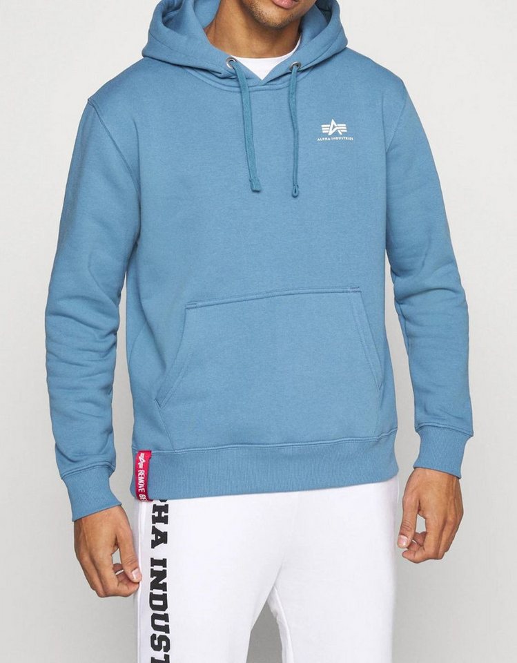Alpha Industries Hoodie - Sweatshirt Kapuzenpullover - Basic Hoody Small Logo von Alpha Industries