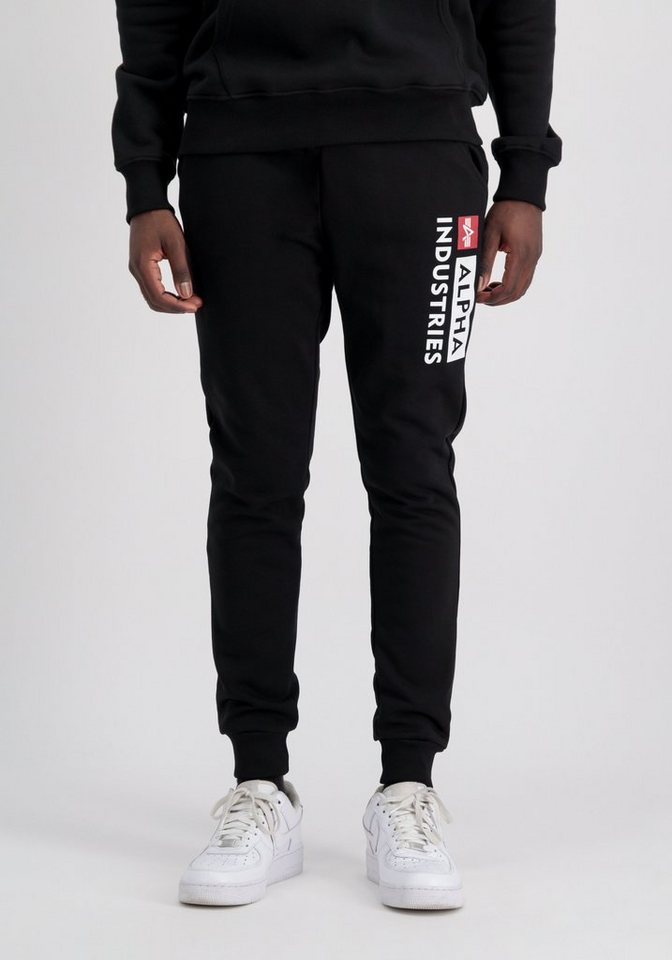 Alpha Industries Jogginghose ALPHA INDUSTRIES Men - Jogger Alpha Block-Logo Jogger von Alpha Industries