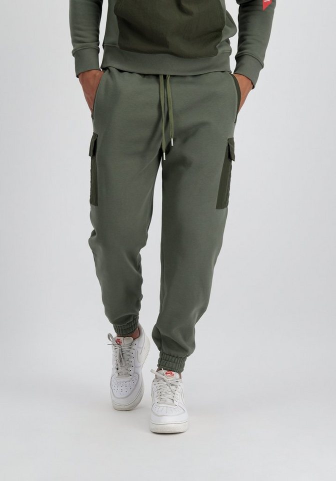 Alpha Industries Jogginghose ALPHA INDUSTRIES Men - Jogger Sweat Nylon Cargo Jogger von Alpha Industries