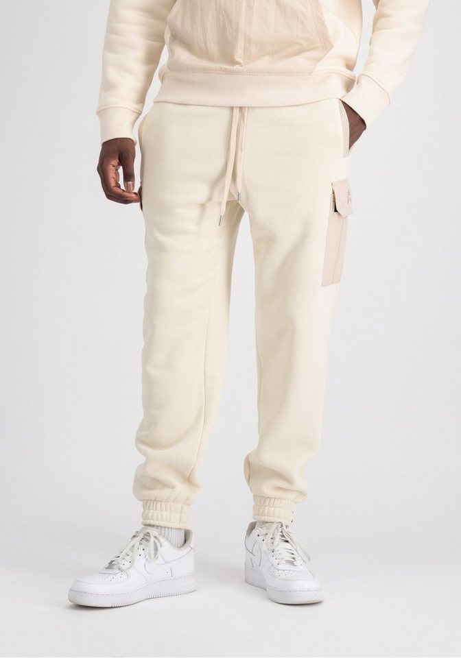 Alpha Industries Jogginghose ALPHA INDUSTRIES Men - Jogger Sweat Nylon Cargo Jogger von Alpha Industries