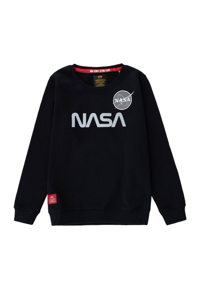 Alpha Industries Kapuzenshirt ALPHA INDUSTRIES Kids - Sweatshirts NASA Reflective Sweater Kids von Alpha Industries