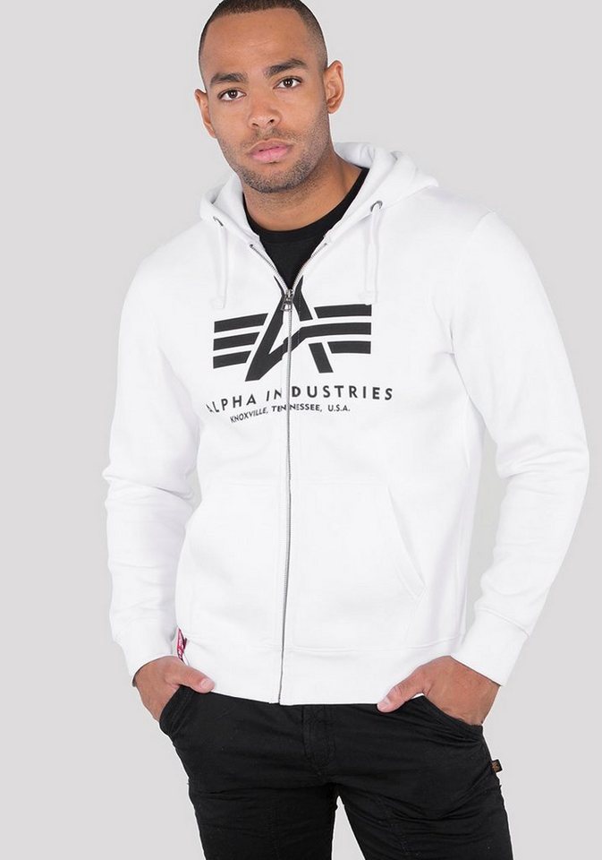 Alpha Industries Kapuzensweatjacke BASIC ZIP HOODY von Alpha Industries