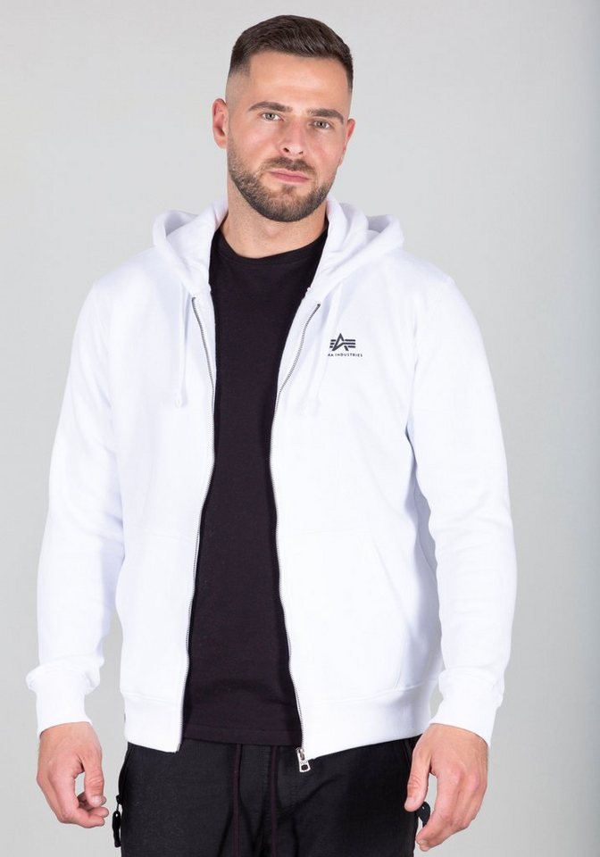 Alpha Industries Kapuzensweatjacke Basic Zip Hoody SL von Alpha Industries