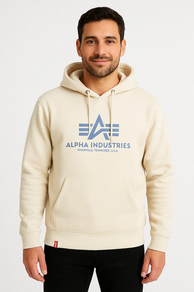 Alpha Industries Kapuzensweatshirt Basic Hoody Baumwollmischung, regular fit von Alpha Industries