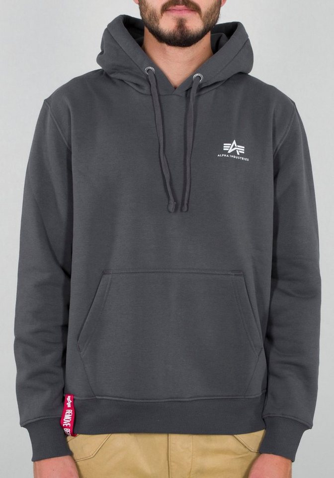 Alpha Industries Kapuzensweatshirt Hoody Small Logo von Alpha Industries