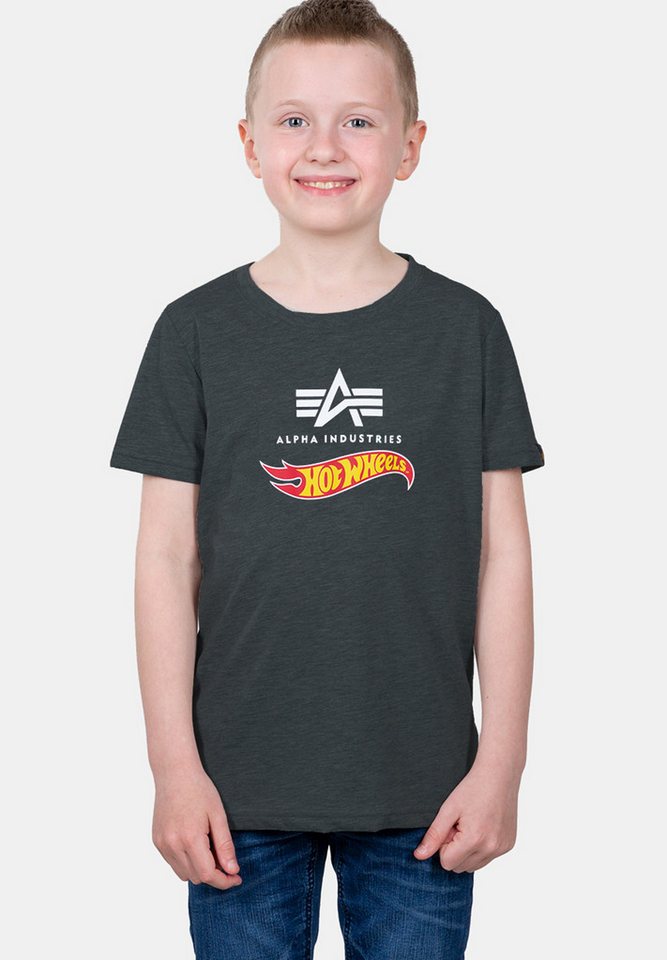 Alpha Industries Longsleeve ALPHA INDUSTRIES Kids - T-Shirts Hot Wheels Flag T Kids/Teens von Alpha Industries