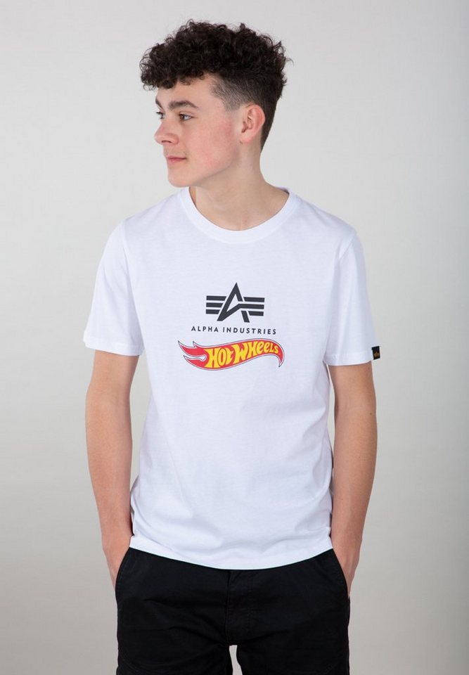 Alpha Industries Longsleeve ALPHA INDUSTRIES Kids - T-Shirts Hot Wheels Flag T Kids/Teens von Alpha Industries